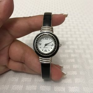 Black & Silver Ladies Watch